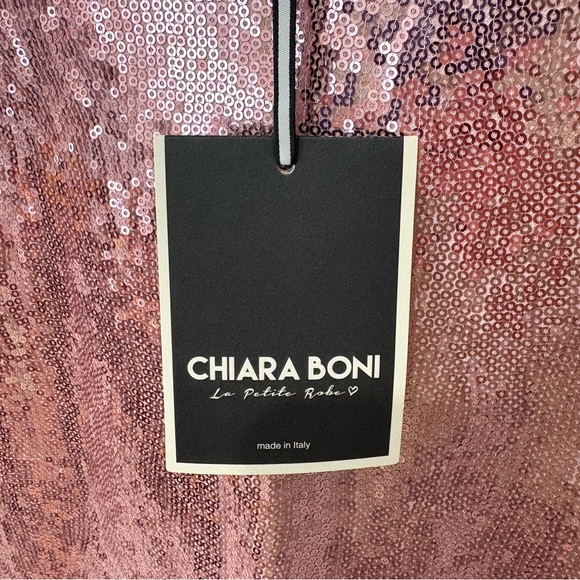 Chiara Boni Pink Sequin Skirt - Picture 2 of 6